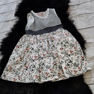 Adelaide Original Dress with pink and blue Flower